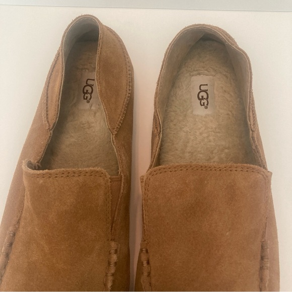 EUC! UGG Upshaw SlipOn Loafer Suede Mens Wool Footbed Liner In/Outdoor  SIZE 12? - Picture 7 of 16